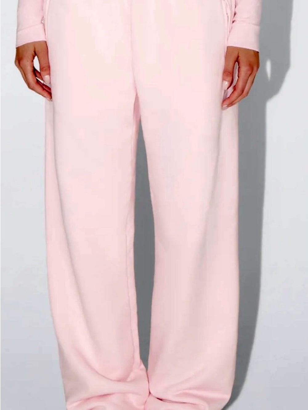 KHY 100% Cotton Wide Leg Lounge Pant - Pink